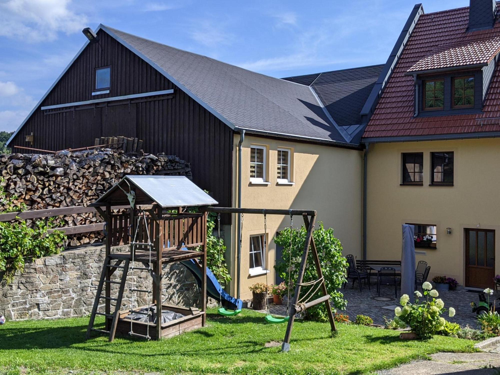 Ferienwohnung Aus-Zeit Auf Dem Lande Bad Gottleuba Eksteriør billede